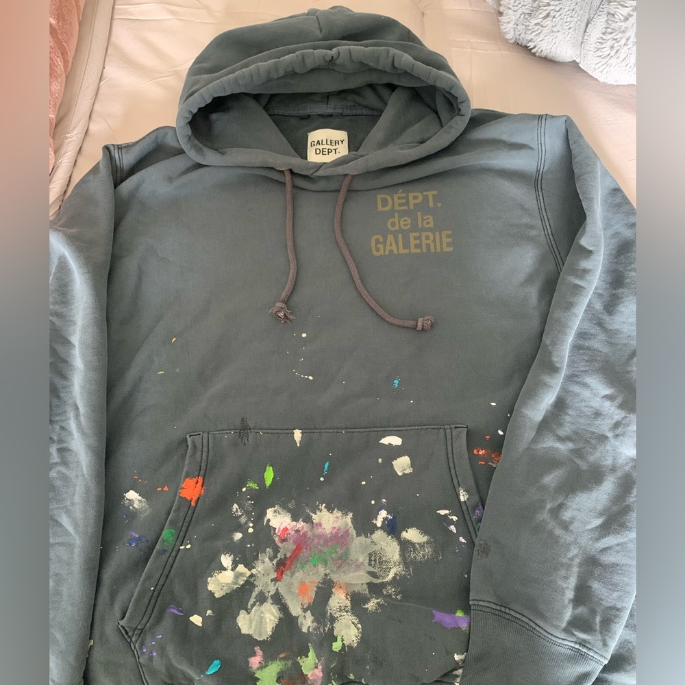 Gallery Dept Paint Splatter Hoodie